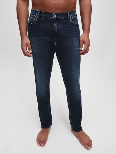 Calvin Klein Ruhák HU958562 | Calvin Klein Plus Size Férfi Farmernadrág Kék / Fekete